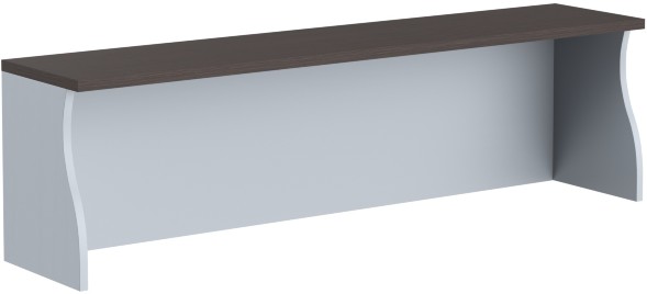 Надставка на стол НС-3 Беларусь Венге Магия/Метталик 1400*300*400 IMAGO в Сургуте 