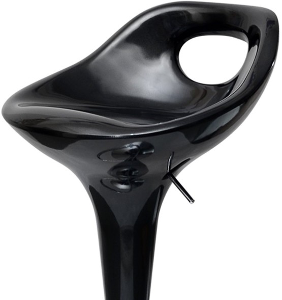 Стул барный N-7 Malibu черный глянец