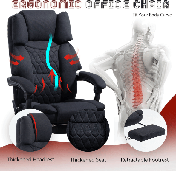 Кресло руководителя K-150 с функцией массажа и подогревом