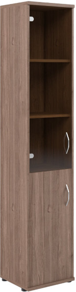 Шкаф колонка комбинированная СУ-1.2(L) Ясень Шимо 406*365*1975 в Сургуте 