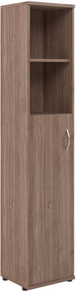 Шкаф колонка с глухой средней дверью СУ-1.6(L) Ясень Шимо 406*365*1975 в Сургуте 