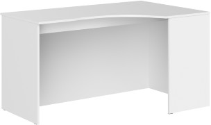 Стол эргономичный SE-1400(R) Белый 1400х900х760 SIMPLE