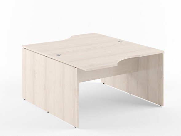 Стол двойной X2CET 149.2 Бук Тиара 1400х1806х750 в Сургуте 