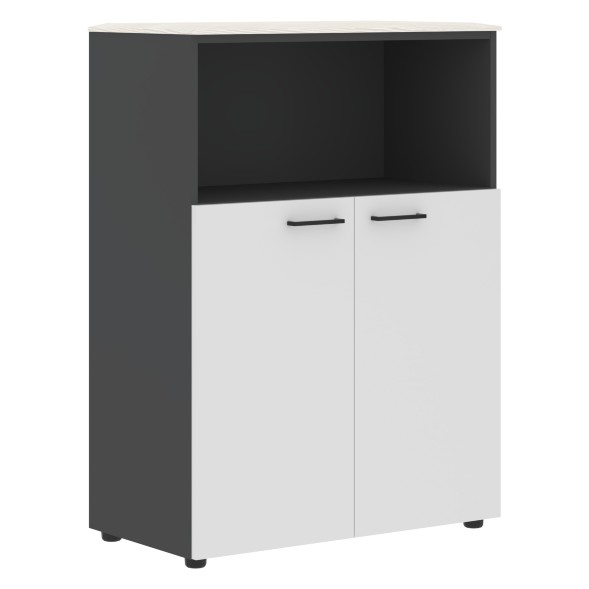 Шкаф с глухими малыми дверьми и топом JMC 85.3 856х452х1184 JAY