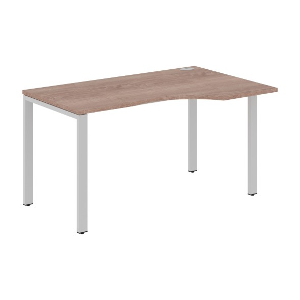 Стол эргономичный XS6CET 149(R) белый/антрацит 1400х900х750 XTEN-S60