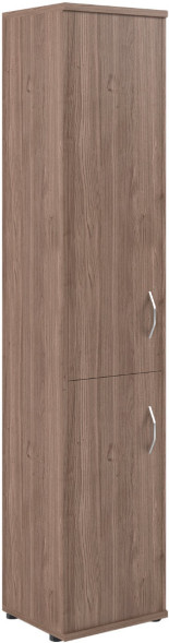 Шкаф колонка с глухой средней и малой дверьми СУ-1.3(L) Ясень Шимо 406*365*1975 в Сургуте 