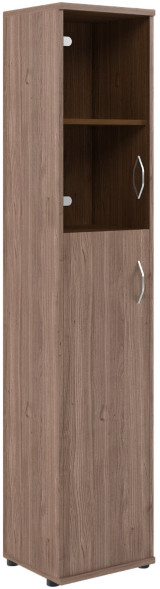 Шкаф колонка комбинированная СУ-1.7(L) Ясень Шимо 406*365*1975 в Сургуте 