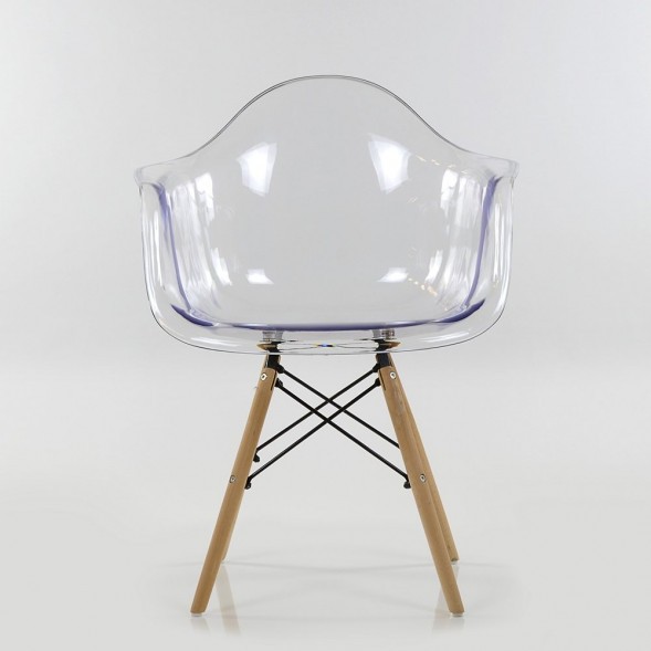 Стул-кресло Style DAW PC прозрачный