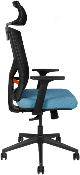 Кресло офисное Денвер чёрная сетка