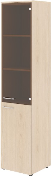 Шкаф колонка комбинированая (R) с топом WHC 42.2(R) Бук Тиара 432х432х1949 WAVE в Сургуте 