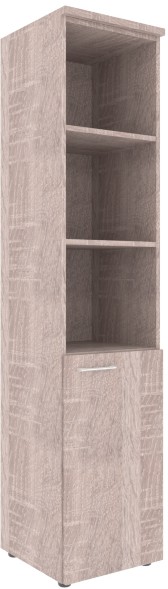 Шкаф колонка с глухой малой дверью (R) и топом XHC 42.5(R) Дуб Сонома 432х432х1955 XTEN в Сургуте 