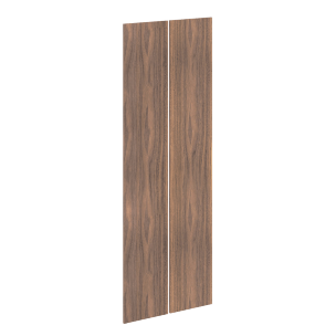 Дверь высокая (2шт) VRHD 40-2 Американский орех 790х19х2206 VELION VENEER