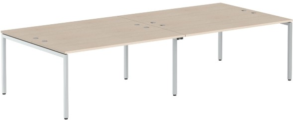 Стол 4-х местный XWST 3214 Бук Тиара/Алюминий 3200х1400х750 в Сургуте 