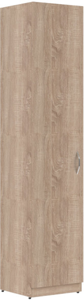 Шкаф колонка с глухой дверью SR-5U.1(L) Дуб Сонома светлый 386х375х1815