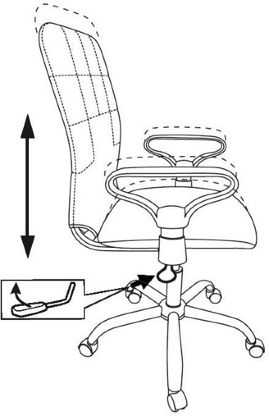 Кресло Бюрократ CH-596 в Сургуте 