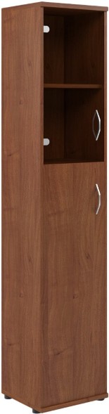 Шкаф колонка комбинированная СУ-1.7(L) Орех Французcкий 406*365*1975 в Сургуте 
