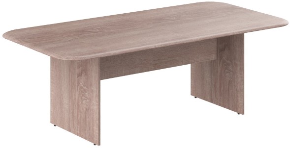 Конференц-стол WOCT 220 Дуб Сонома 2200х1100х750 WAVE в Сургуте 