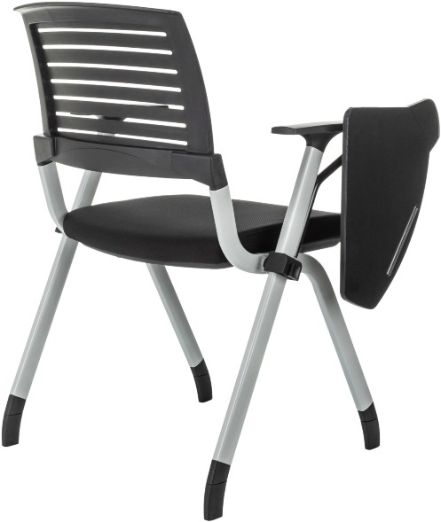 Стул Бюрократ X-Click-PP черный со столиком на ножках металл серый