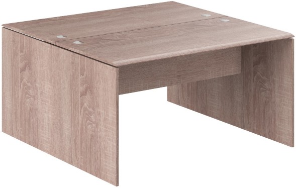 Стол 2-х местный W2ST 147 Дуб Сонома 1400х1406х750 WAVE в Сургуте 