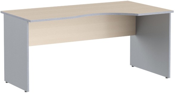 Стол криволинейный СА-1Пр Беларусь Клен/Металлик 1600*900(720)*755 IMAGO в Сургуте 