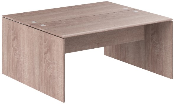 Стол 2-х местный W2ST 167 Дуб Сонома 1600х1406х750 WAVE	 в Сургуте 