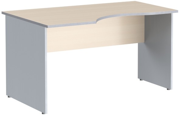 Стол криволинейный СА-2Л Беларусь Клен/Металлик 1400*900(720)*755 IMAGO в Сургуте 