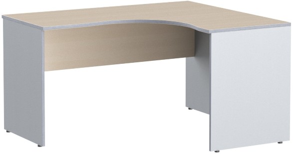 Стол криволинейный СА-3Пр Беларусь Клен/Металлик 1400*1200(600)*755 IMAGO в Сургуте 