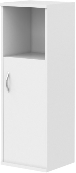 Шкаф колонка с глухой малой дверью СУ-2.1(R) Белый 406*365*1200 в Сургуте 