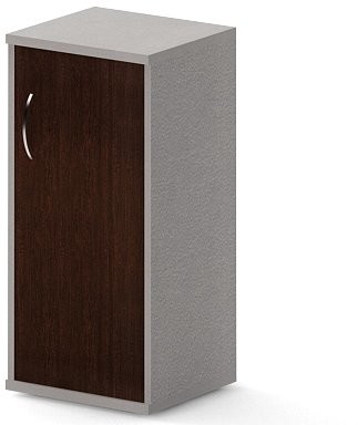 Шкаф колонка с глухой дверью СУ-3.1(R) Венге/Металлик 406*365*823 в Сургуте 