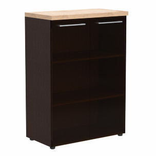 Шкаф со стеклянными дверьми и топом AMC 85.7 850х456х1201 ALTO