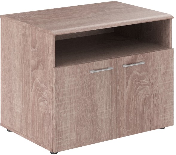 Тумба для оргтехники WPS 806 Дуб Сонома 854х600х687 WAVE в Сургуте 